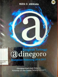 Image of Anugerah Jurnalistik Adinegoro